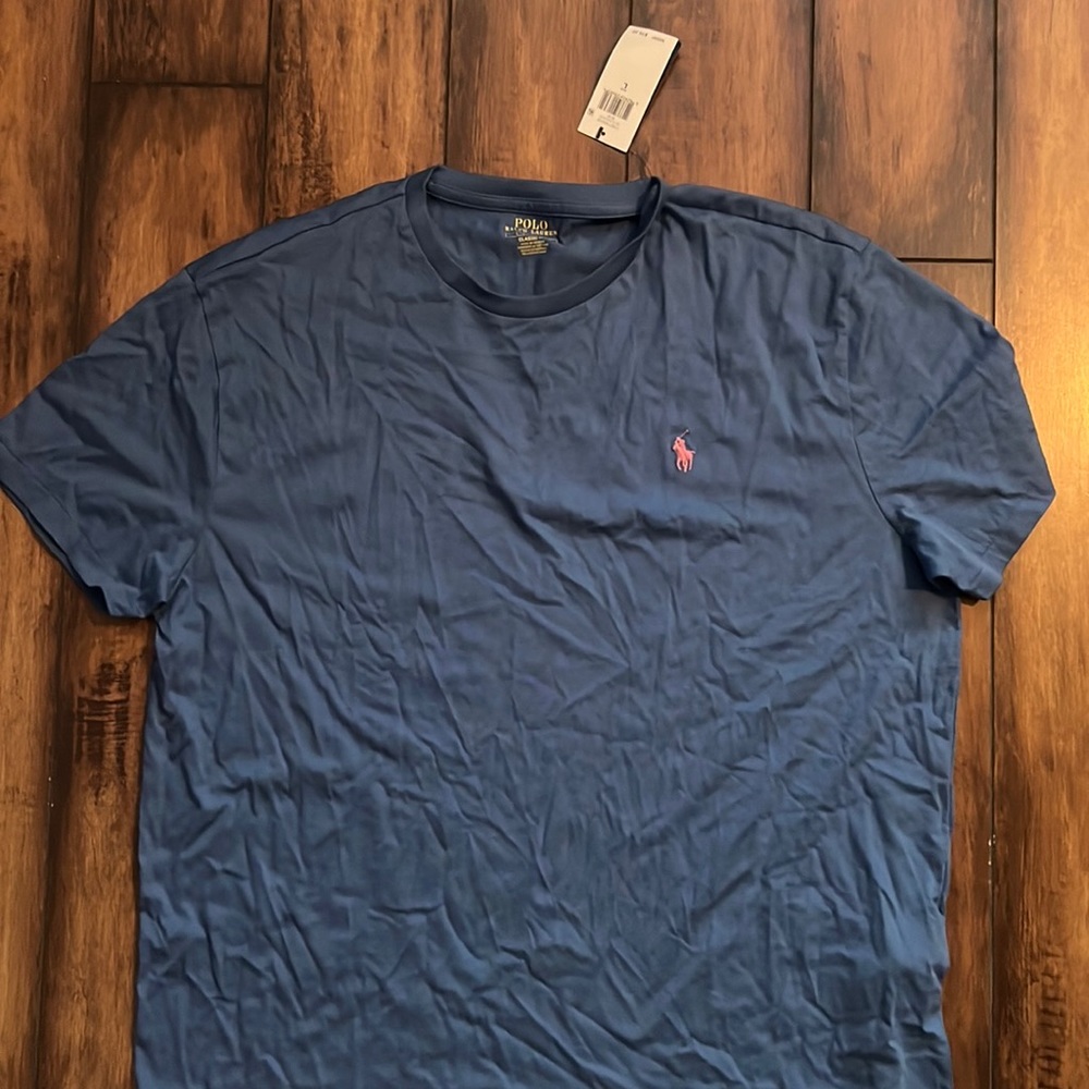 Mens Polo Ralph Lauren T-shirt size large color dark blue